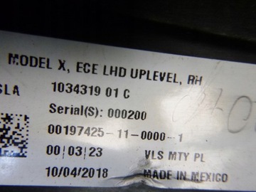 фото thumb №14, Tesla модель x лампа правий перед права передня led