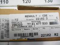 фото thumb №5, Ролики ремінь розподільного валу clio dacia 7701477533