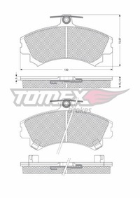фото thumb №1, Гальмівні колодки ham.mitsubishi carisma 11-52/tom