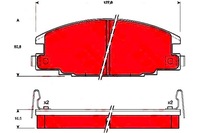 фото thumb №1, Trw гальмівні колодки гальмівні isuzu campo 2.0 4wd kb43. kb