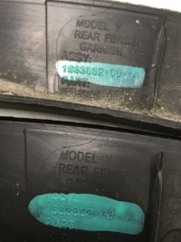 фото thumb №15, Tesla y молдинг na крыло правая задняя 1683862-00-a