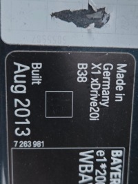 Бампер задний bmw x1 e84 b38 Киев, фото thumb