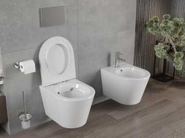 СИДЕНЬЕ ДЛЯ УНИТАЗА MEXEN RICO БЕЗОБОДКОЕ DUROPLAST SLIM
