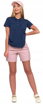 MORAJ Koszulka POLO damska T-shirt polówka BAWEŁNA PREMIUM - M