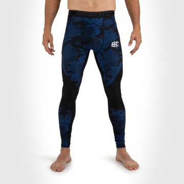 Legginsy męskie na rower HAVOC NIEBIESKIE XL EXTREME HOBBY