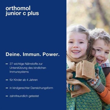 Orthomol Junior C plus (rozwój dziecka) owoce leśne