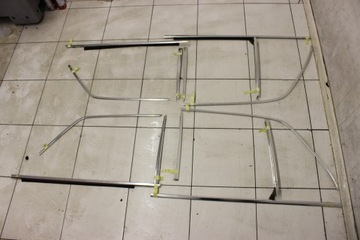 фото thumb №1, Планка скло двері комплект хром w123 sedan