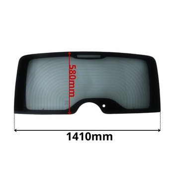 фото thumb №1, Стекло задняя сцепление w крышка багажника fiat doblo ii 2 10- 0422