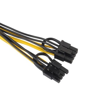 Комплект из 4 графических адаптеров 8PIN на 2 переходника 8PIN