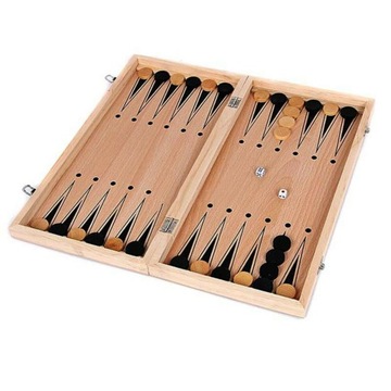 ФОН ДЛЯ ШАХМАТНОЙ ИГРЫ ЧЕКИ БОЛЬШОЙ ДЕРЕВЯННЫЙ 3в1 XXL 34x34см