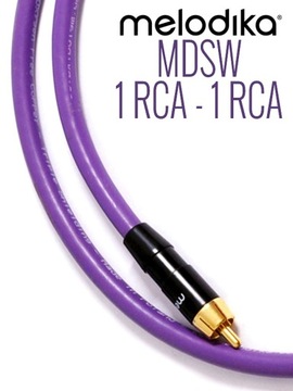 Кабель сабвуфера Melodika MDSW20 стандарт RCA - RCA 2 м