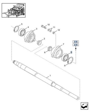 Подшипник New Holland TX 412274