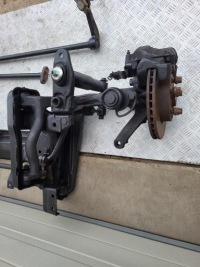 фото thumb №16, Vw transporter t4 2.5 tdi тележка подрамник балка подвешивание подрамник перед kpl.