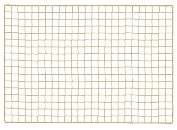 Beżowa siatka zabezpieczająca ochronna na schody wzmocniona 80cm x 110cm