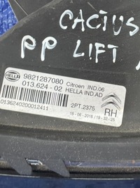 фото thumb №15, Лампа led drl правий перед citroen c4 cactus lift хром 9821287080