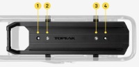 Велосипедный багажник Topeak Mtx Omni Quicktrack адаптер для системы Mtx