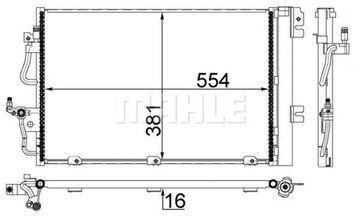 фото thumb №8, Конденсатор кондиціонера opel astra h 1,4-1,8b kpl з осушувач
