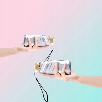 Компактный ручной зонт. Складной карманный зонт SMALL mini LIGHT.