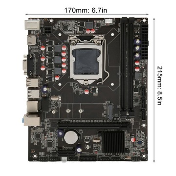 Материнская плата B75A Двухканальная память DDR3