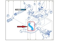 Шланг труба turbo інтеркулер renault clio iii modus 1.5 dci 144608558r Зі Шроту, фото thumb