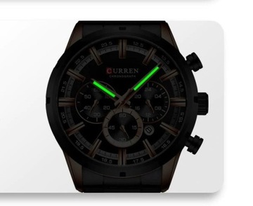 ЧАСЫ МУЖСКИЕ CURREN, БРАСЛЕТ, ДАТА, 4 ЦВЕТА