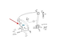 фото thumb №1, Замок поперечина водителя левый перед mercedes e w211 оригинальный номер a2118603369