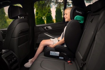 Автокресло Isofix, регулировка подголовника I-SIZE 100-150см Lionelo HUGO