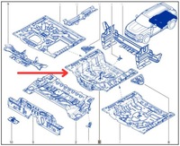 фото thumb №1, Підлога багажника / піддон dacia duster iii