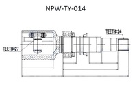 фото thumb №5, Шарнір внутрішній toyota camry 3.5 06- highlander 07- lexus es350