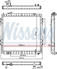 фото thumb №1, Радіатор toyota 4 runner iii 1996 3.4 / tacoma oe: 164100c040 nowa!!!