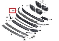 фото thumb №5, Оригінальні bmw x1 e84 x1 16d 16i 18dx 18i 20d trim air повітропровід передня частина