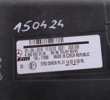 фото thumb №8, Mercedes actros mp4 w960 права передня лампа звичайна a9608202339