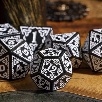 ARAWN - BÓG ŚMIERCI ZESTAW 7 KOŚCI KOSTEK RPG