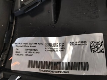 фото thumb №12, Mercedes b класс w247 247 amg бампер перед переднее 6xpdc