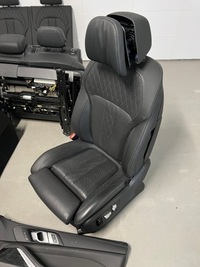 фото thumb №13, Bmw x7 g07 сидіння сидіння заднє сидіння тунель середина обшивки interior 3 ряди schwarz