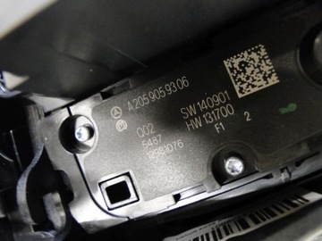 фото thumb №10, Mercedes c 205 панель пепельница туннель дерево