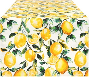Bieżnik na Stół 40x120 Plamoodporny Bieżnik w Cytryny 10665