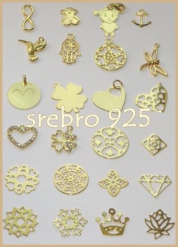 Кулон CELEBRITY CHARMS, серебро 925 24
