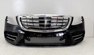 фото thumb №14, Mercedes w222 amg рестайлінг перед бампер pas лампи радіатор підсилювач