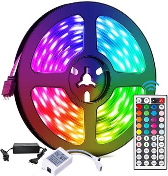 Водонепроницаемая светодиодная лента SMD 5050 RGB PILOT, набор 5 м