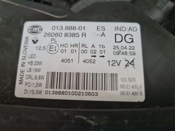 фото thumb №15, Renault kadjar рестайлінг лампи перед повний led pure vision 260105570r 260608385r