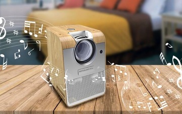 СВЕТОДИОДНЫЙ ПРОЕКТОР 400 ANSI ANDROID WIFI РЕТРО BLUETOOTH MIRACAST BT