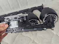 фото thumb №13, Dekor планка захист консолі mercedes a w177 w118 решітка повітропровід led замша