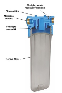 Aquafilter FHPR12-B-AQ трубчатый корпус 1/2 дюйма