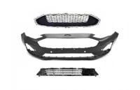 фото thumb №1, Ford fusion 19- mondeo 19- бампер передній 4 pdc + решітка радіатора + решітка радіатора середня