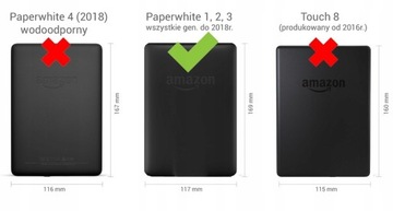 Чехол для Kindle Paperwhite 1/2/3, силиконовая задняя панель 18