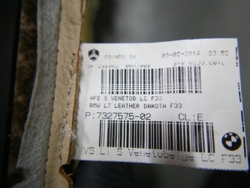 фото thumb №13, Bmw f33 сиденье сиденья левый перед подогрев бежевый venetobeige