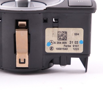 фото thumb №10, Mercedes w204 переключатель фары ручка света a2049053103