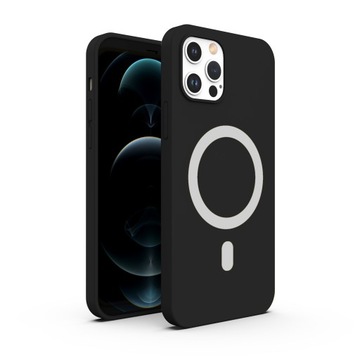 Премиальный корпус силиконовый magsafe для iPhone 12 Pro Max
