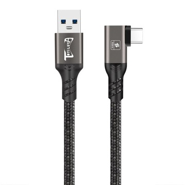 USB 3.2 тип A — USB C плетеный кабель премиум-класса для Meta Oculus Quest 1/2/3 5 м